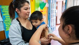 Vacunación en niños alcanza solo al 60% en Córdoba