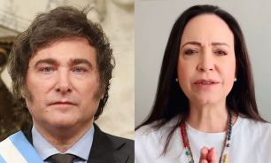 Milei y Corina Machado 06122025