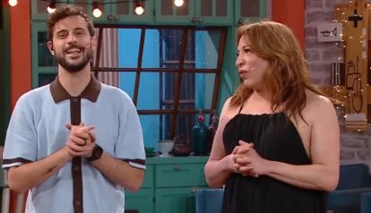 Diego Leuco y Lizy Tagliani en La Peña de Morfi