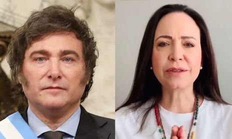 Milei y Corina Machado 06122025