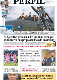 La tapa del Diario PERFIL del domingo 7 de diciembre de 2025