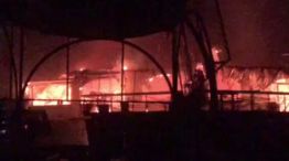 Incendio en la India