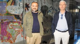 Los profesores italianos Marco Mazzoni y Marco Damiani, en Periodismo Puro con Jorge Fontevecchia.
