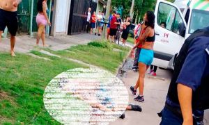 Policía atropello a un Motoquero y mato a un familiar de la víctima 07122025