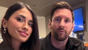 Antonela Roccuzzo y Lionel Messi