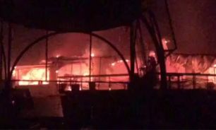 Incendio en la India