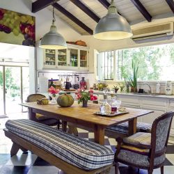  La cocina es uno de los espacios más disfrutados por Grace. “Mi centro de operaciones”, la llama. 