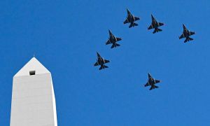 Ceremonia por los Aviones F-16 08122025