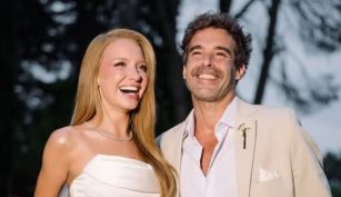 Nicolás Cabré y Rocío Pardo en su casamiento