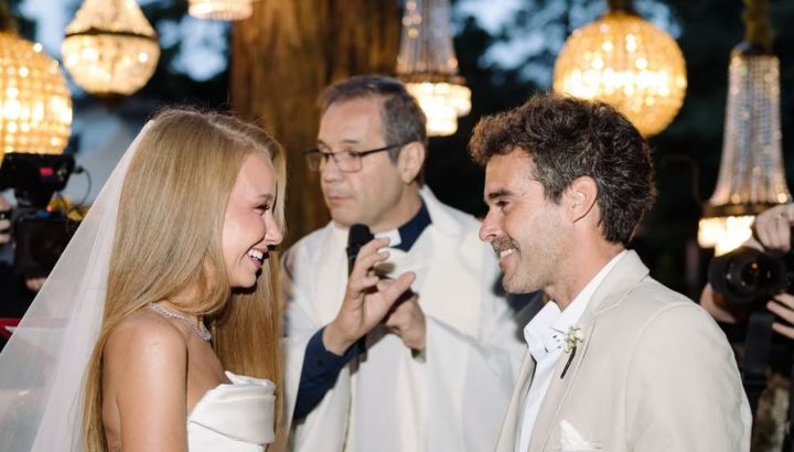 Así fue la gran boda de Nicolás Cabré y Rocío Pardo: inspirado en un cuento de hadas