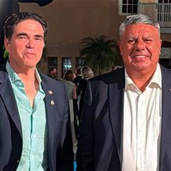 Claudio Tapia y Felix Lasarte | Foto:CEDOC