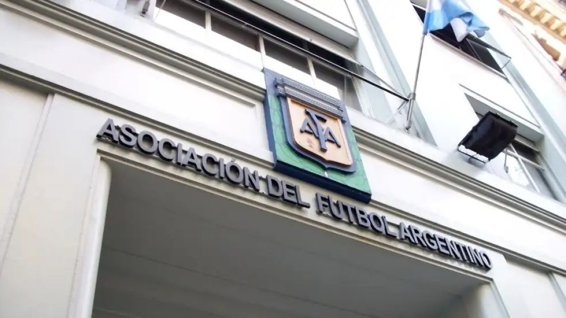 The headquarters of the Argentine Football Association (AFA) in Buenos Aires City.