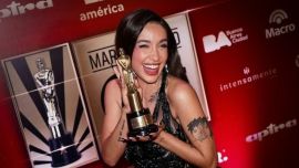María Becerra ganó su primer Martín Fierro de Cine: qué estatuilla se llevó