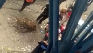 El accidente de un hincha de Gimnasia 