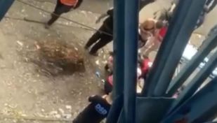 El accidente de un hincha de Gimnasia 