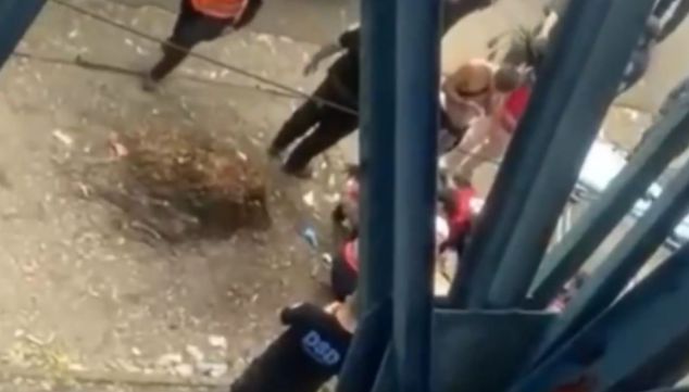 El accidente de un hincha de Gimnasia 