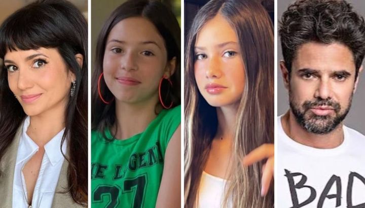 La complicidad de Margarita y Esperanza, las hijas de Griselda Siciliani y Luciano Castro: cercanía, conexión y compañía junto a sus padres