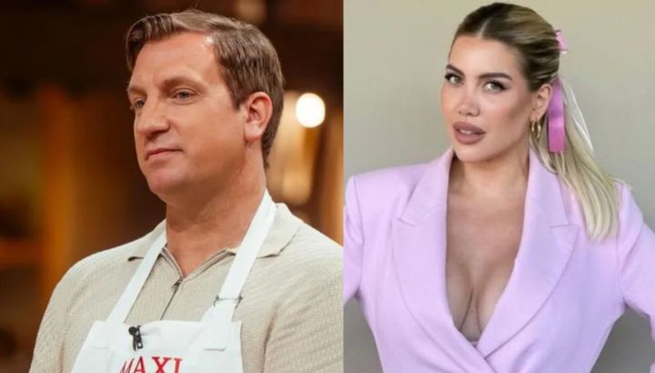 El divertido cruce de Maxi López y Wanda Nara en MasterChef Celebrity: "Me sacaste de quicio"