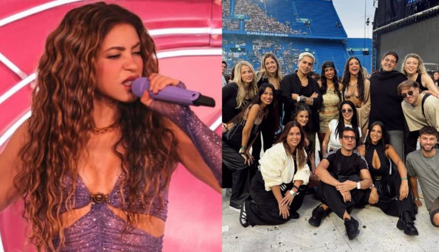 Shakira se presentó en el estadio Vélez