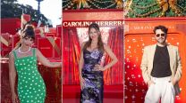  De Pampita y Celeste Cid a Gonzalo Heredia: los famosos que marcaron tendencia en la inauguración del árbol de Navidad de Carolina Herrera