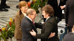 El presidente Javier Milei llegó a la ceremonia de entrega del Premio Nobel de la Paz 10122025