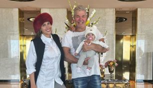 Barby Franco, Fernando y Sarah Burlando