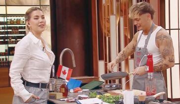 Ian Lucas y Wanda Nara