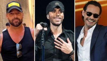 Ricky Martin, Enrique Iglesias y Marc Anthony