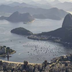  Esta vista del Pan de Azúcar en la Bahía de Guanabara en Río de Janeiro, Brasil, | Foto:AFP