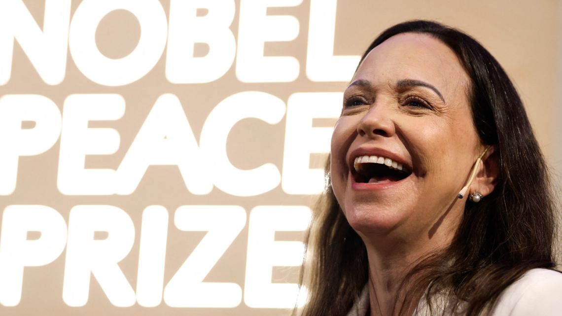 Finally in Oslo, Nobel laureate María Corina Machado vows to return to Venezuela