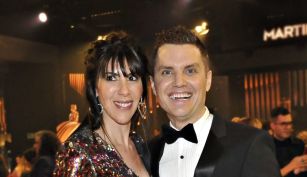 Santiago del Moro y su esposa