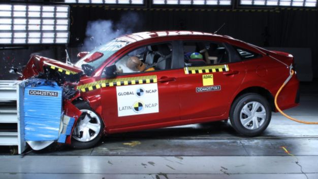 Golpe a Toyota: Latin NCAP le da solo dos estrellas al Yaris