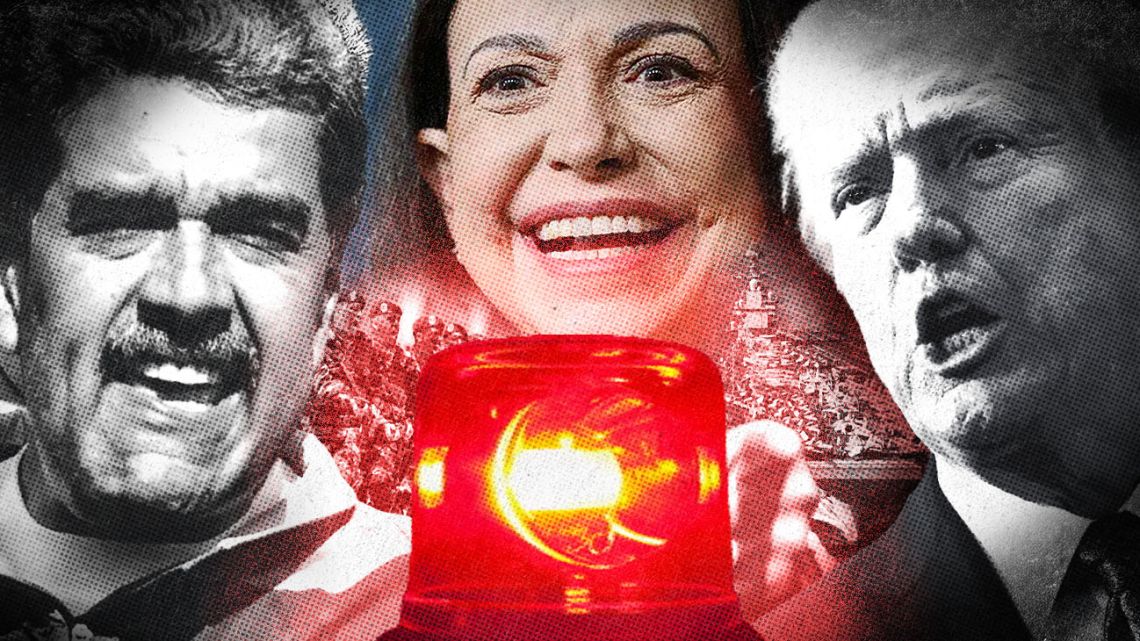 Maduro, Machado, Trump – explosive combination.