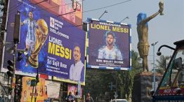 Estatua de Lionel Messi en India