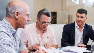 Felipe Crespo con Pablo Cornet