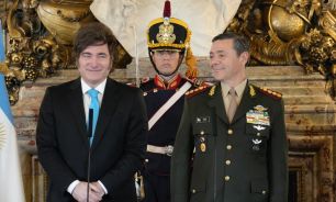 Javier Milei y Carlos Presti
