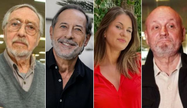 Guillermo Francella, Nancy Dupláa, Luis Brandoni y Juan José Campanella