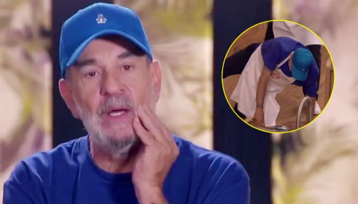Miguel Ángel Rodríguez se cayó en Masterchef Celebrity y la reacción de Maxi López fue comentada en la red