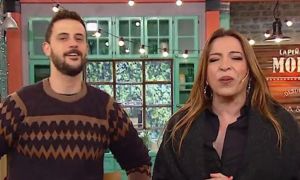 Lizy Tagliani y Diego Leuco