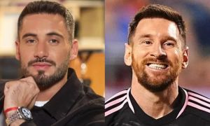 Nico Occhiato y Lionel Messi