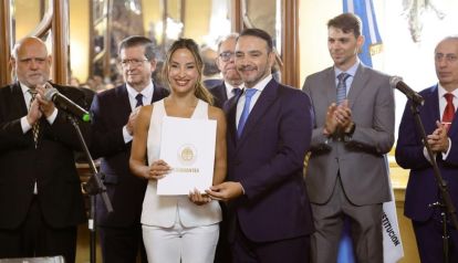 Lourdes Sánchez y Juan Pablo Valdés