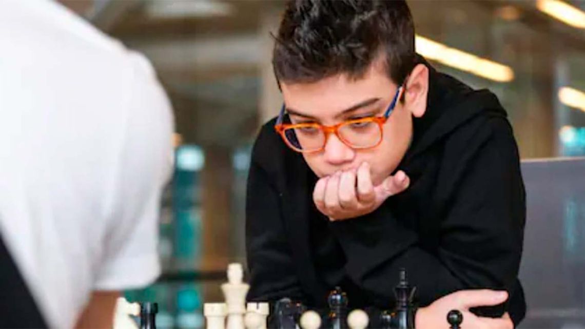 Cuándo será el primer torneo de ajedrez de Faustino Oro como Gran Maestro
