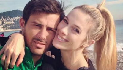 Chechu Bonelli y Darío Cvitanich se reencontraron en la comunión de su hija