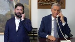 La llamada en vivo entre Gabriel Boric y José Antonio Kast