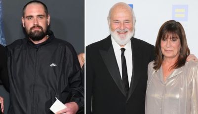 Nick Reiner, el director Rob Reiner y su esposa Michele