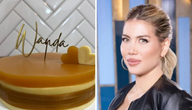 La torta de dulce de batata y queso de Wanda Nara