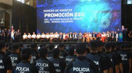 Llaryora sumó más de 500 nuevos policías