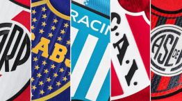 Los cinco grandes del fútbol argentino
