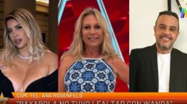 Wanda Nara, Ana Rosenfeld y Nicolás Payarola
