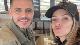 Mauro Icardi y la China Suárez marcan tendencia con su couple match casi perfecto y el color de la temporada